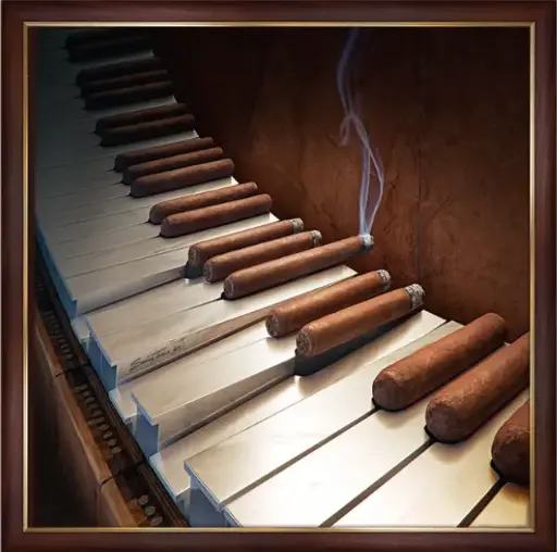 [266365] “Puro Piano” – Suárez Tuma, digital work printed on canvas